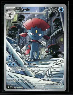 Pokemon 2026 Mega Evolution – Ascended Heroes Weavile #228/217 - Image 1