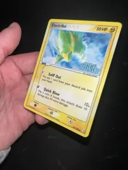 Electrike 52/100 Reverse Holo Pokemon EX Crystal Guardians Stamp NM - Image 4