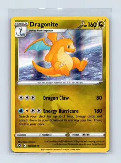 Dragonite 131/195 Holo Rare Silver Tempest Pokemon Holo Near Mint - Image 1