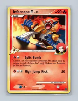 Infernape E4 43/43 Uncommon Rising Rivals Lightly Played - Image 1