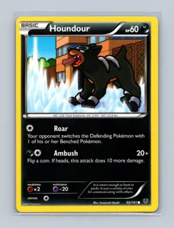 Houndour 55/101 Common Plasma Blast Pokemon Lightly Played - Image 1