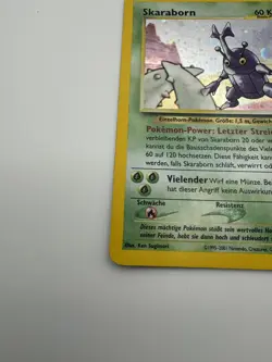 Pokemon TCG Heracross Neo Genesis #6/111 Holo Unlimited Rare (German) MP - Image 5