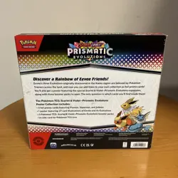 Pokemon TCG SV8.5 Prismatic Evolutions Poster Collection Box Factory Sealed - Image 2