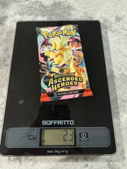 Pokemon Ascended Heroes 23g Heavy Sealed Booster Pack - Image 1