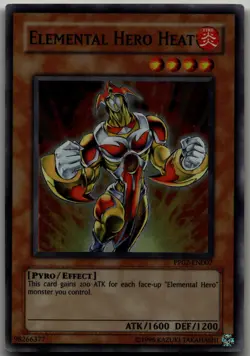 Elemental Hero Heat Super Rare Premium Pack 2 PP02-EN007 LP - Image 1