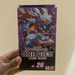 Brand New Sealed One Piece TCG: Purple/Black Monkey D. Luffy Deck ST-26 English - Image 1
