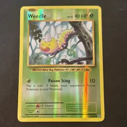 Weedle 5/108 Reverse Foil Holo XY: Evolutions Pokemon TCG LP - Image 1