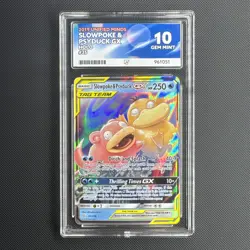 Slowpoke & Psyduck GX 35/236 Unified Minds ACE 10 GEM MINT Pokemon TCG - Image 1