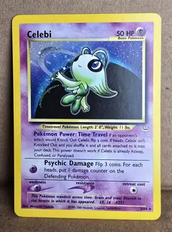 Pokemon TCG Neo Revelation Celebi Holo Rare 3/64 50 HP 2000 English - Image 2