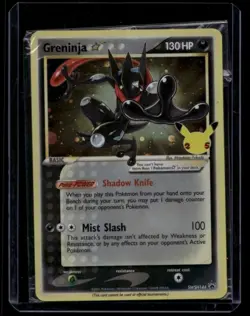 Pokemon TCG Greninja SWSH144 Sword & Shield Promo Sealed Gold Star NM K - Image 1