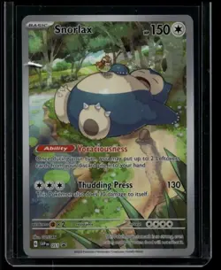 Pokemon TCG Snorlax 051 Scarlet & Violet 151 Promo NM B - Image 1