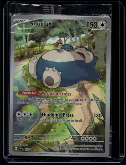 Pokemon TCG Snorlax 051 Scarlet & Violet 151 Promo Sealed NM C - Image 1