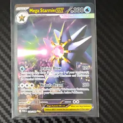 Pokemon Mega Starmie EX 118/088 POR Holo 330 HP Water Stage 1 English - Image 1