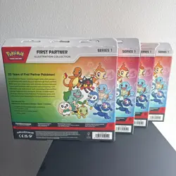 Pokemon First Partner Illustration Collection Series 1 - Lot of 4 Sealed Boxes - Image 2