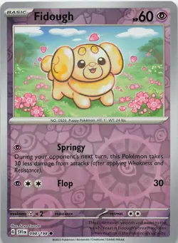 Fidough 098/198 Common Scarlet & Violet Pokemon Reverse Holo Near Mint - Image 1