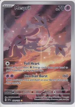 Mesprit Illustration Rare #204 Scarlet & Violet -Surging Sparks NM/MINT - Image 1