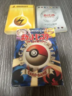 1996 Pokemon Japanese Pocket Monsters Base Starter Deck EMPTY Box - Image 1