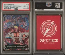 PSA 10 One Piece Card OP04-019 Doflamingo Alt Art Leader English - Image 3