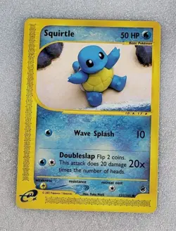 Squirtle 131/165 LP Expedition Base Set E Series Pokemon TCG - Image 1