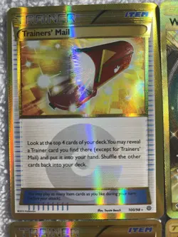 Pokemon Secret Rare Trainer's Mail, Warp Energy, Energy Retrieval, Aqua Patch - Image 4