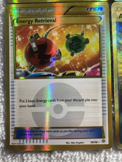 Pokemon Secret Rare Trainer's Mail, Warp Energy, Energy Retrieval, Aqua Patch - Image 5