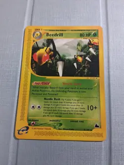 Pokemon Beedrill Skyridge 5/144 Rare Non-Holo NM Fast Ship - Image 1