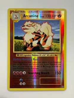 Arcanine 18/108 Rare XY Evolutions Pokemon Reverse Holo Near Mint NM - Image 1