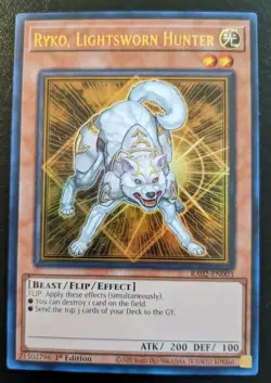 Ryko, Lightsworn Hunter RA02-EN003 1st Ed Ultra Rare Rarity Collection II YuGiOh - Image 1