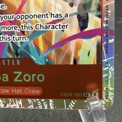 Roronoa Zoro SR (EB04-007) EB04-007 Adventure on Kami's Island Foil - Image 4