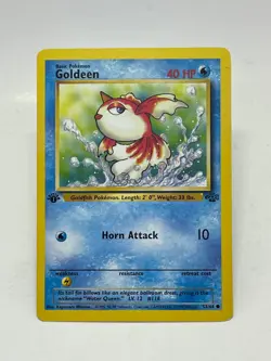 Goldeen 53/64 1st Edition Jungle Set Non-Holo Pokemon Card - 9⃣ - Image 1