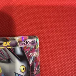Pokemon M Gengar EX XY Promo Full Art Holo Card XY166 210 HP 2016 Damage - Image 2