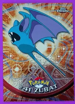 Pokemon Card - Zubat #41 - Topps Chrome - Image 1