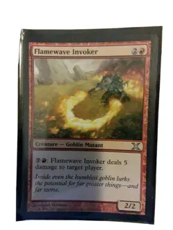 Flamewave Invoker Magic The Gathering 10th Edition Red Uncommon Goblin Card - Image 2