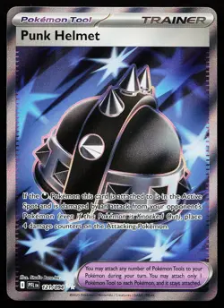 Punk Helmet 121/094 Ultra Rare Phantasmal Flames Pokemon Card - Image 1