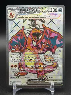 Charizard ex 215/197 Ultra Rare Obsidian Flames Pokemon Card *LP* - Image 1