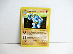 Pokemon Card - Machoke Base Set (Shadowless) 34/102 Uncommon 1st Edition NM - Image 1