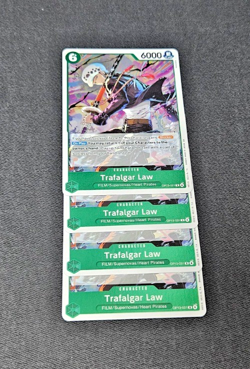 4X Trafalgar Law OP13 OP13-031 R Playset - One Piece Card Game - Image 1