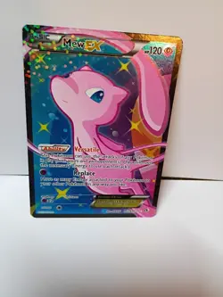 Mew EX RC24/RC25 Legendary Treasures 2013 Radiant Full Art Pokemon Card TCG - Image 1