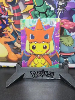 Special edition pikachu box pokemon card Pikachu Poncho Mega Charizard - Image 1