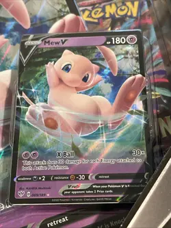 Pokemon TCG: Mew V Box Promo Booster Oversized Card - English unopened - Image 3