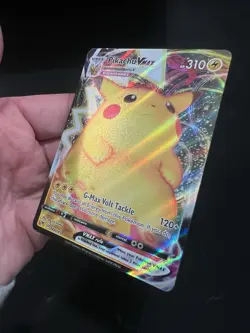 Pokemon TCG Pikachu Vmax 044/185 Full Art Ultra Rare Card Vivid Voltage NM-M - Image 4