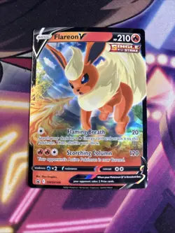 Flareon V SWSH149 SWSH: Sword & Shield Promo Cards Holo NM - Image 1