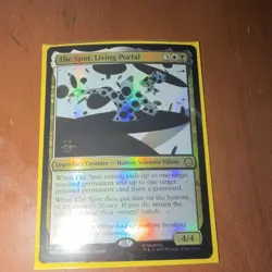 Wizards Magic: The Gathering The Spot, Living Portal Marvel Foil Pre Release - Image 1
