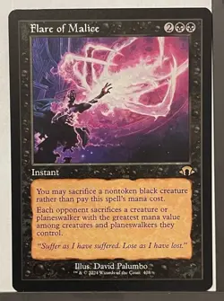 Flare of Malice Retro - Modern Horizons 3 MTG Magic the Gathering - Image 1