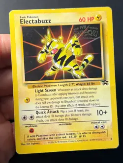 Electabuzz 2 First Movie WOTC Black Star Promo - Pokemon Card C HP - Image 4