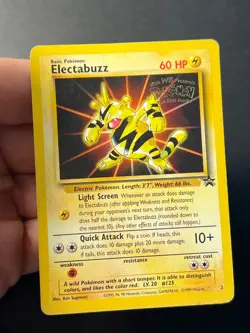 Electabuzz 2 First Movie Promo WOTC Black Star - Pokemon Card MP - Image 4