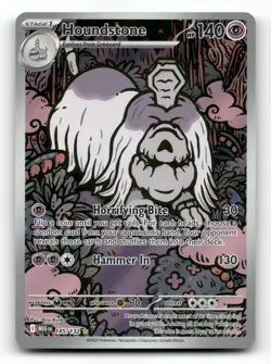 Houndstone 145/132 - Mega Evolution - Pokemon Card NM/M - Image 1