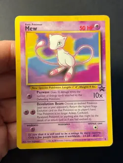 Mew 8 Black Star Promo WOTC - Pokemon Card D HP - Image 5
