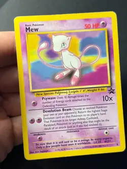 Mew 8 Black Star Promo WOTC - Pokemon Card C HP - Image 4