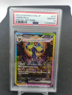 Umbreon 217/187 sv8a Sar Pokemon Card Psa 10 - Image 1